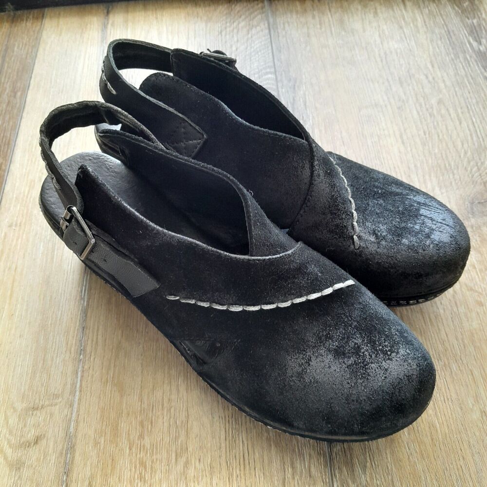 Antelope 425 Suede Mule Clogs Suede Comfort Sling Back Walking Sz:40D/US 9